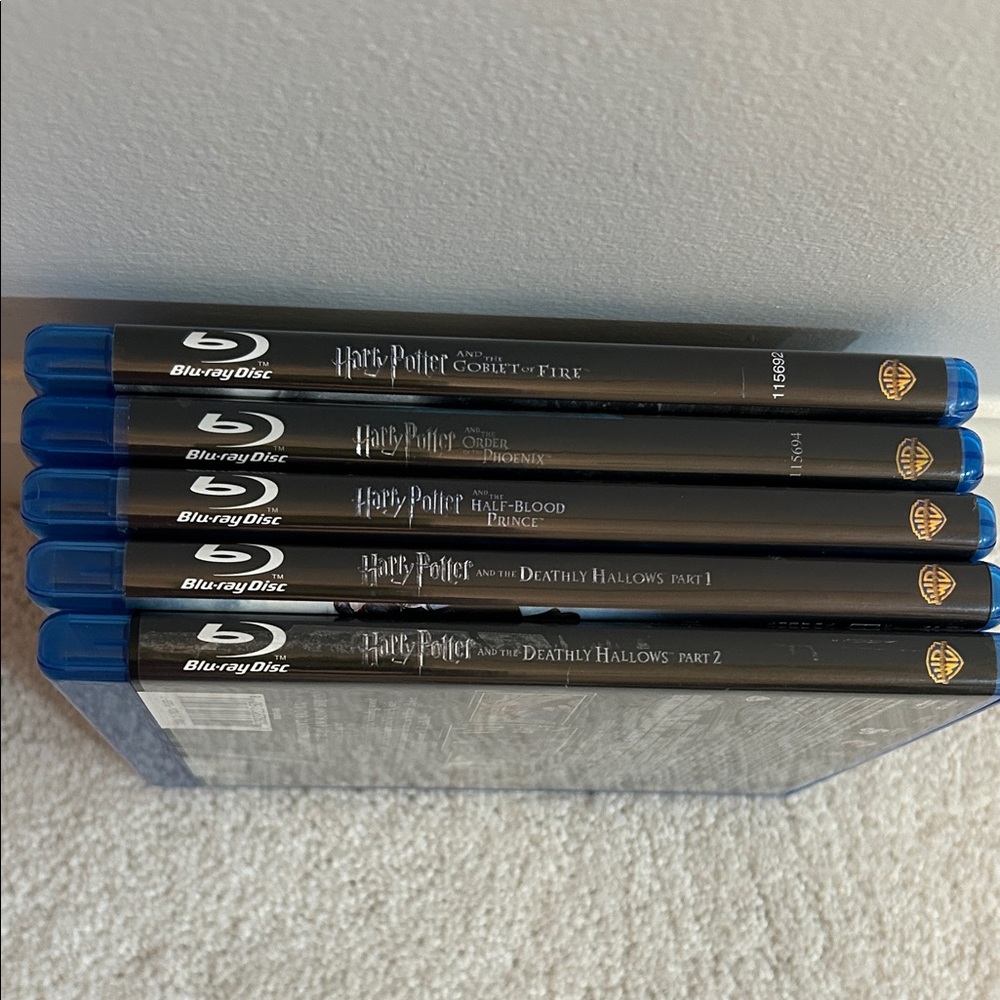 Harry Potter Lot of 5 Blu-ray DVDs